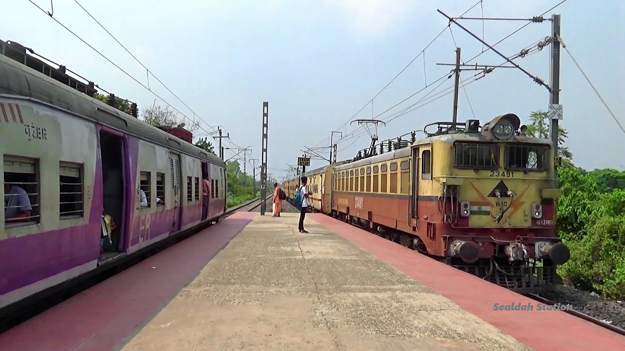 03190/Lalgola-Sealdah Passenger Special train + 31769/Ranaghat-Lalgola EMU Passenger Train