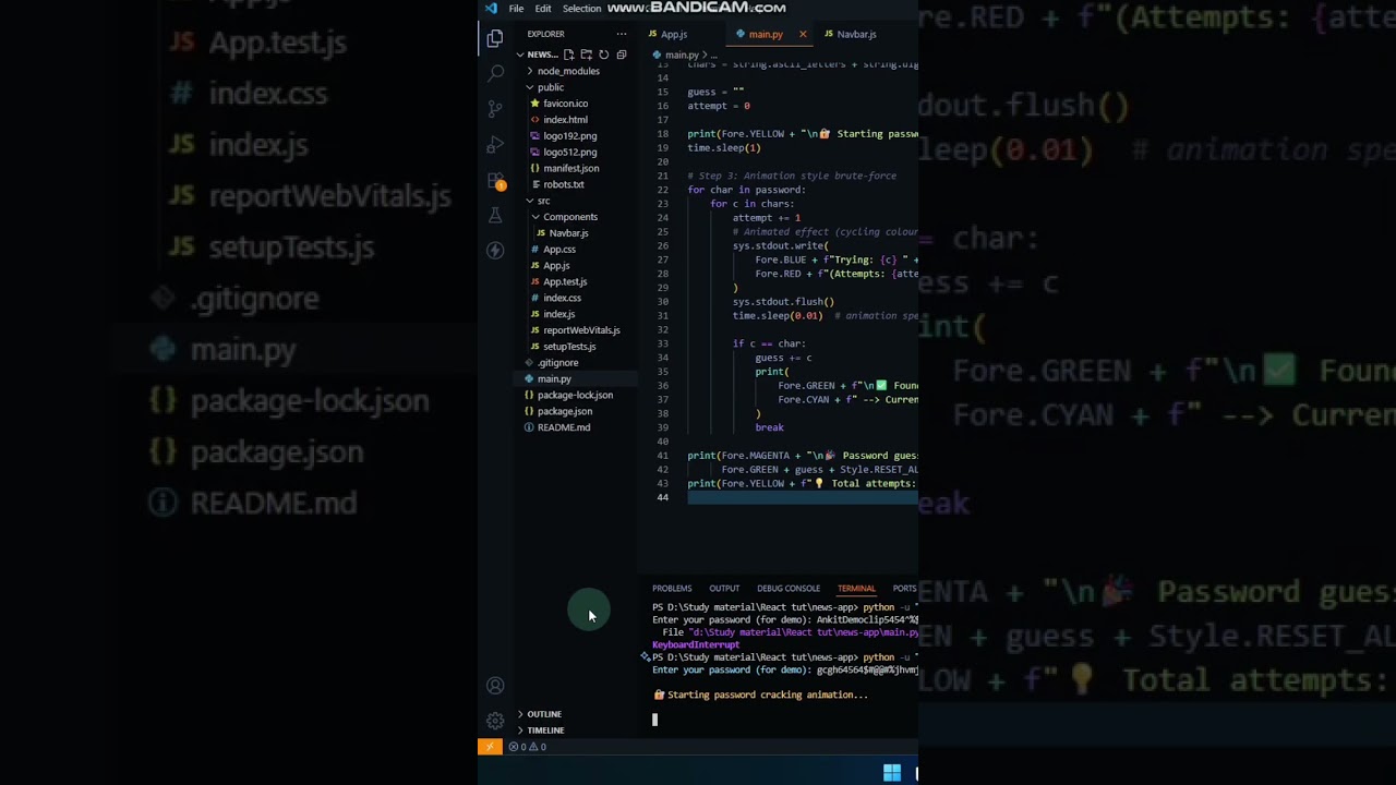 Can you break password using python #python #paassword #hydra