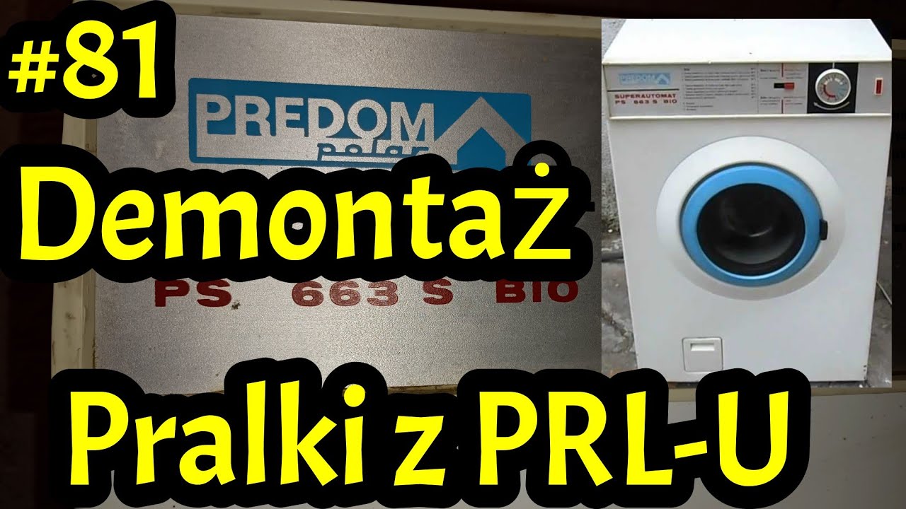 #81 Pralka automatyczna POLAR superautomat PS 663S BIO #recykling #pralka #polar