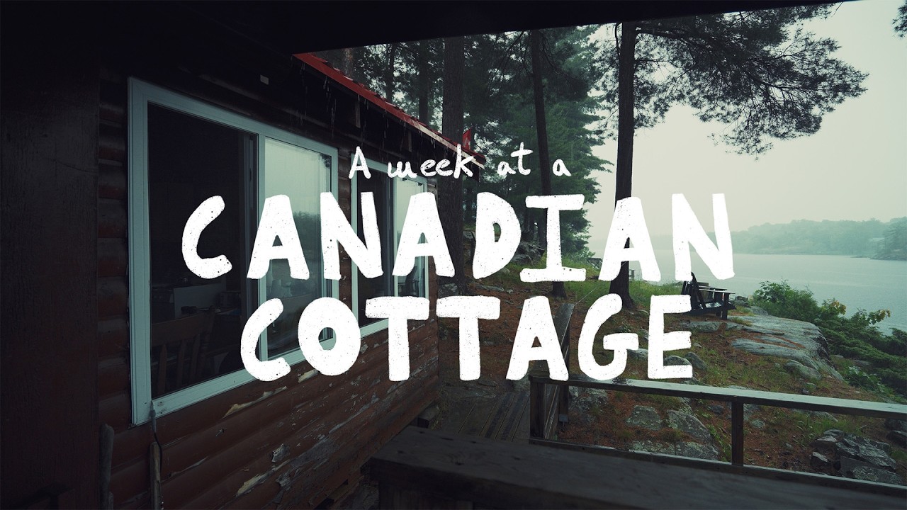Spent 7 Days at a Remote Cottage in Northern Ontario | Cinematic Vlog