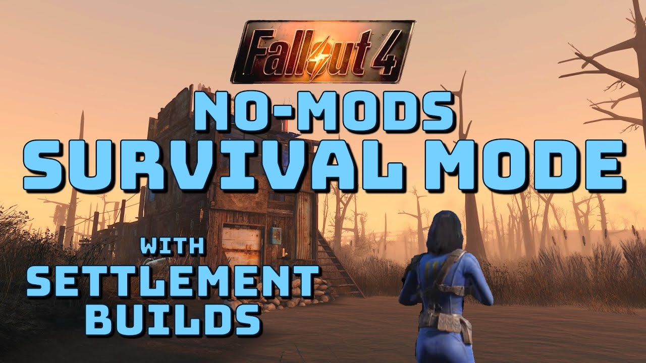 No-Mods Survival Mode with Settlement Builds [Ep 4]