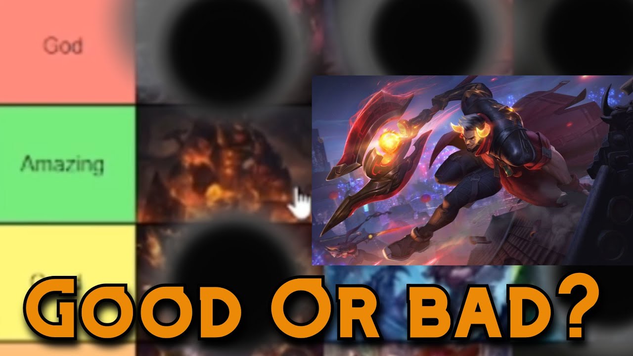 Darius Skins Tier List Season 12 (Dyrone Edition)