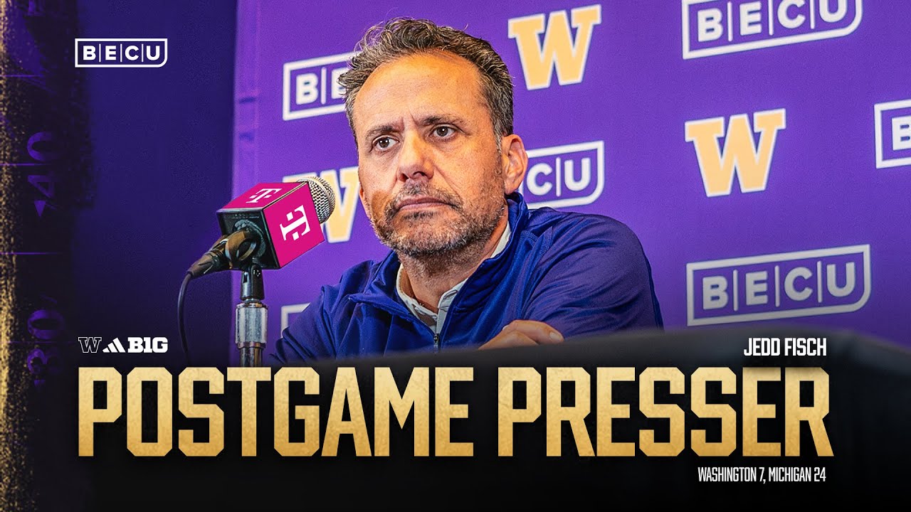 Head Coach Jedd Fisch Postgame Press Conference: Michigan