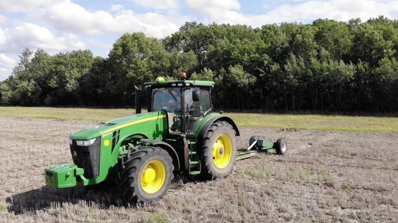 A VERY SLOW JOB! MOLE PLOUGHING WITH THE JOHN DEERE