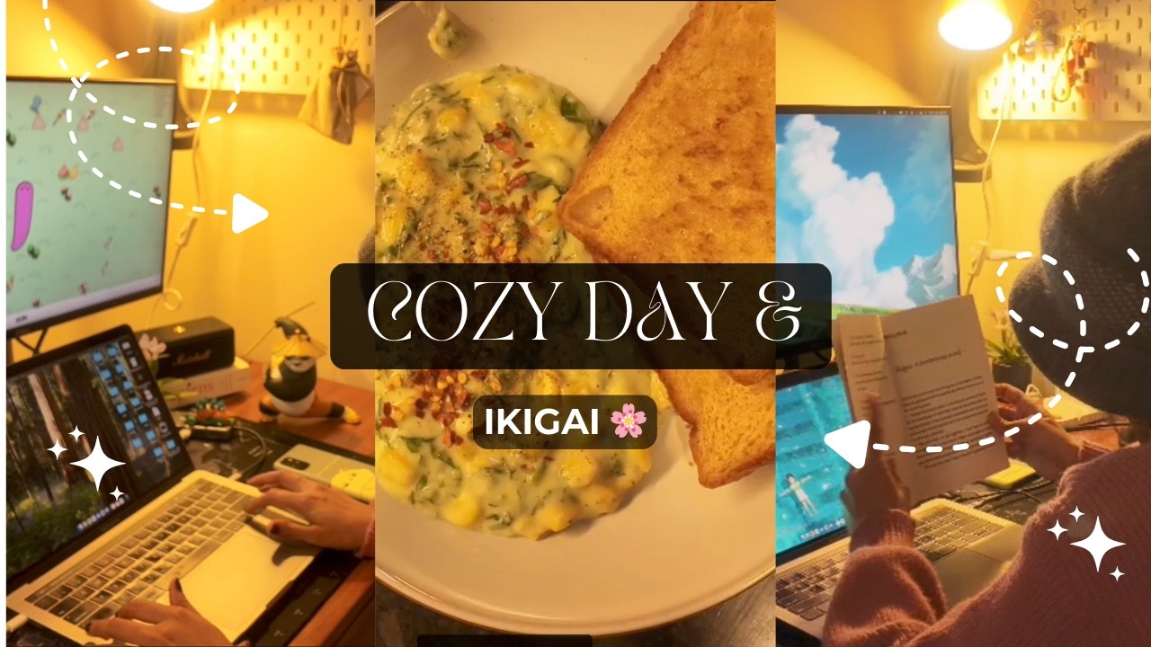 Cozy Winter Vlog: Desk Setup, Seasonal Cooking & Finding Ikigai ❄️