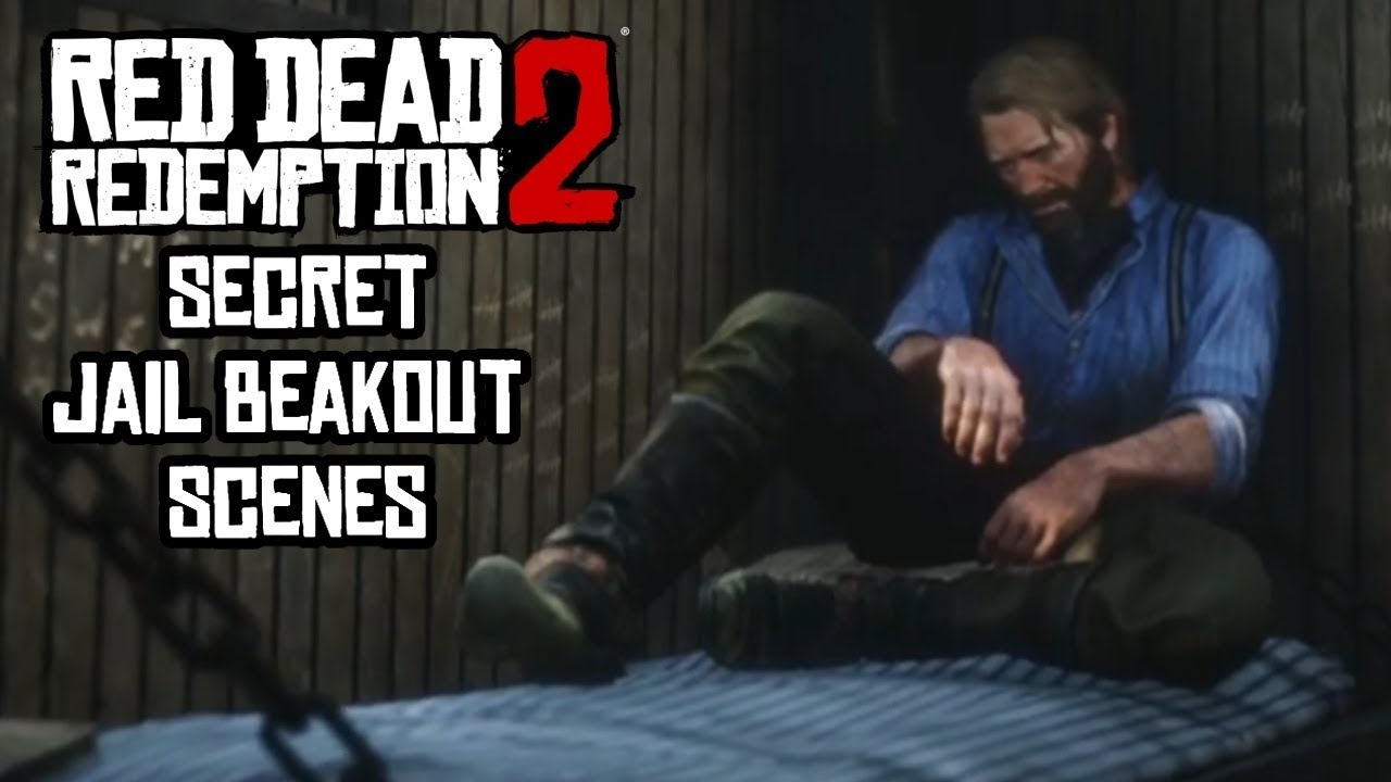 Все сцены побега из секретной тюрьмы Артура в Red Dead Redemption 2 (от других членов банды)