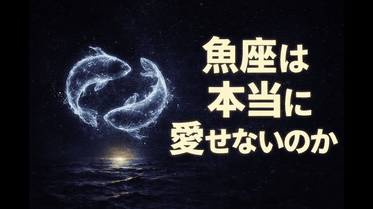 魚座はなぜ本当に愛してくれる人を避けてしまうのか