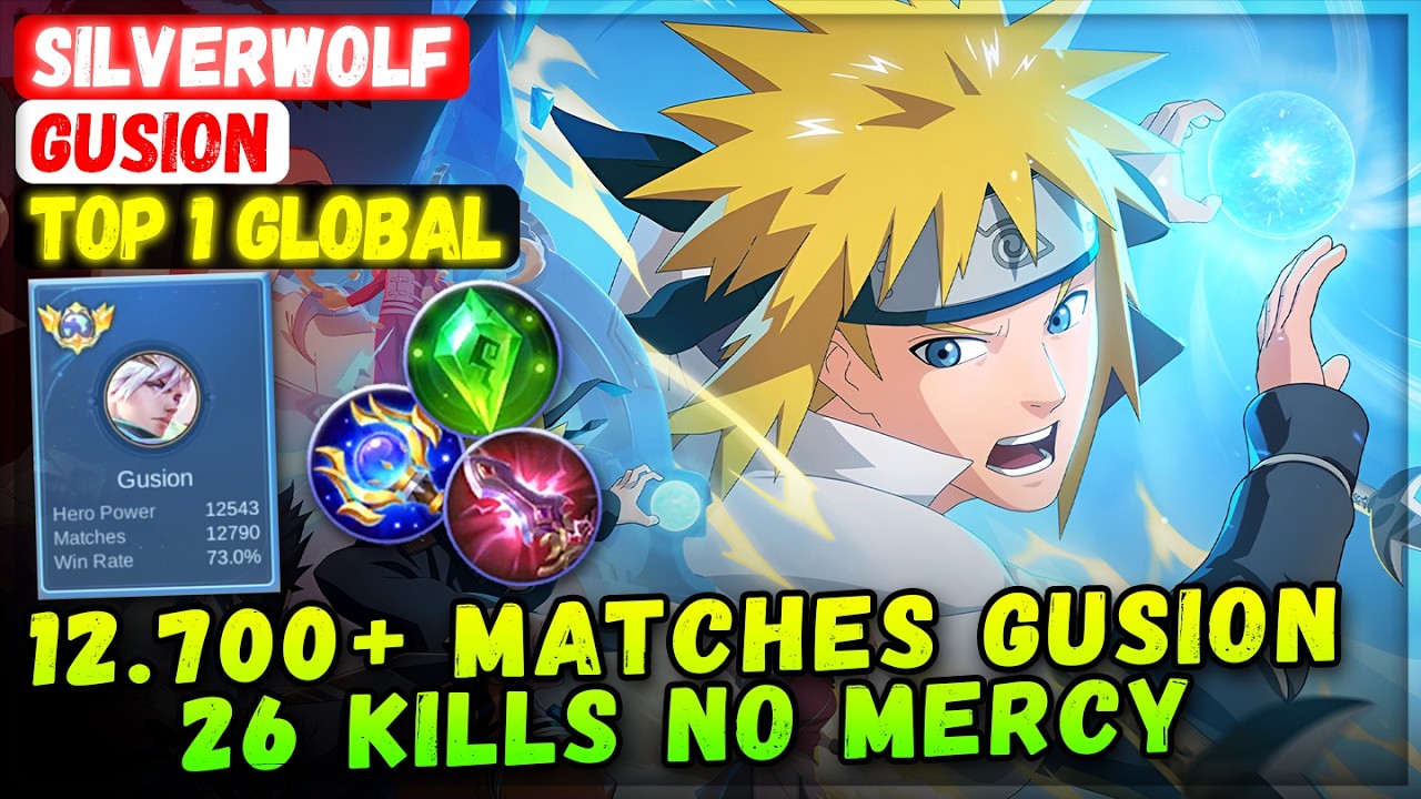 12 700+ матчей на Gusion, 26 убийств без пощады [ Бывший Топ-1 мира Gusion ] Silverwolf