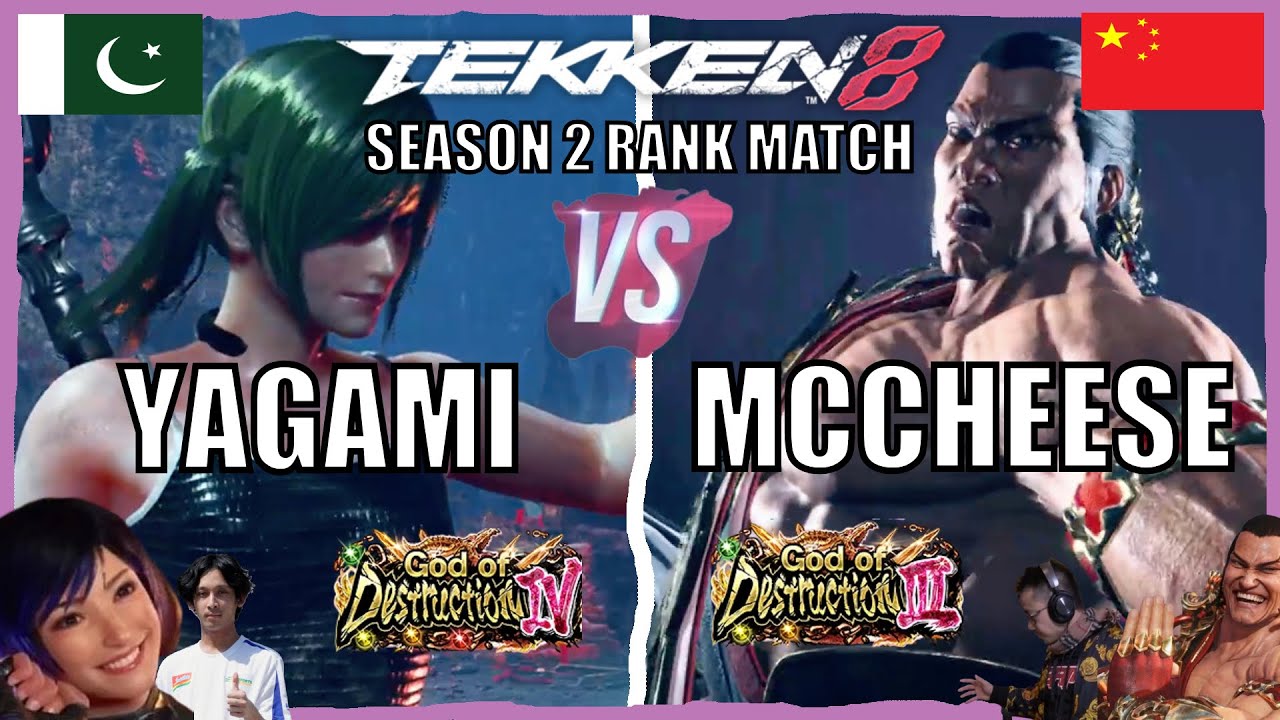 T8 🔥 YAGAMI (Low Ranked Reina) vs MCCHEESE (Low Ranked Feng) 🔥 Tekken 8 Noob Gameplay