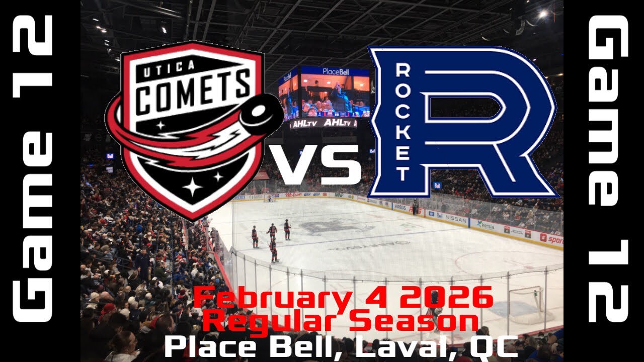 Laval Rocket vs Utica Comets | Regular Season | February 4 2026