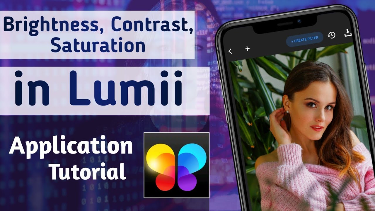 How to Adjust Brightness, Contrast Saturation in Lumii - Photo Editor App