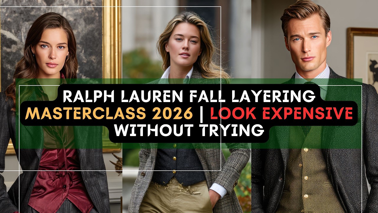 Ralph Lauren Fall Layering Masterclass 2026 | Look Expensive Without Trying