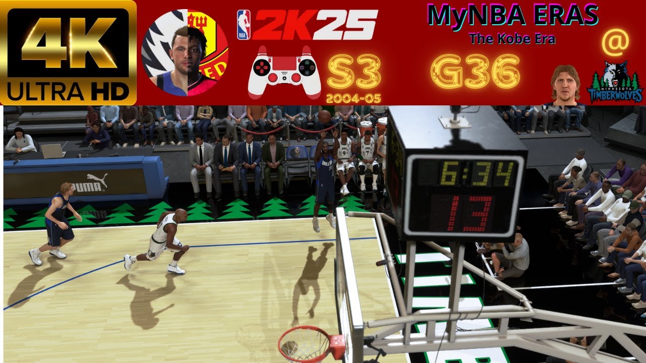 [NBA2K25][HoF]第三季三十六場 @木狼[一鏡到底][曼巴紀元]