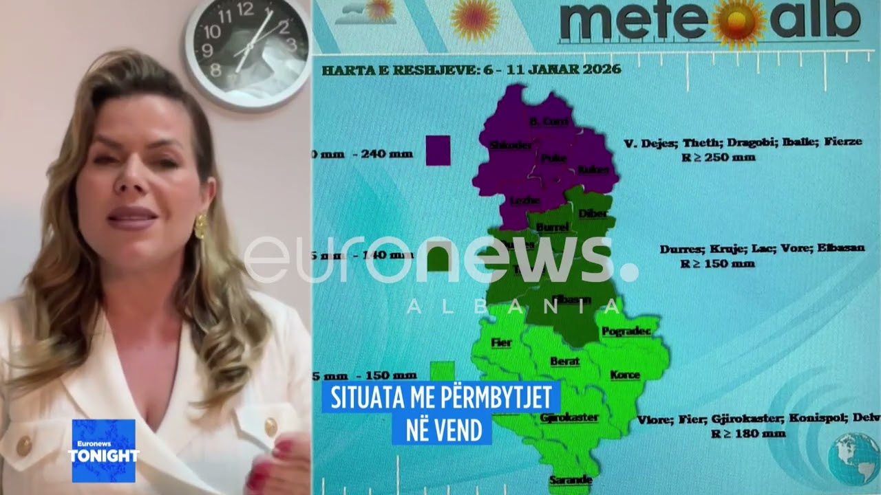 Zgjerohet harta e p&euml;rmbytjeve n&euml; vend/ Lajda Porja b&euml;n parashikimin e zonave, ja kush rrezikon...