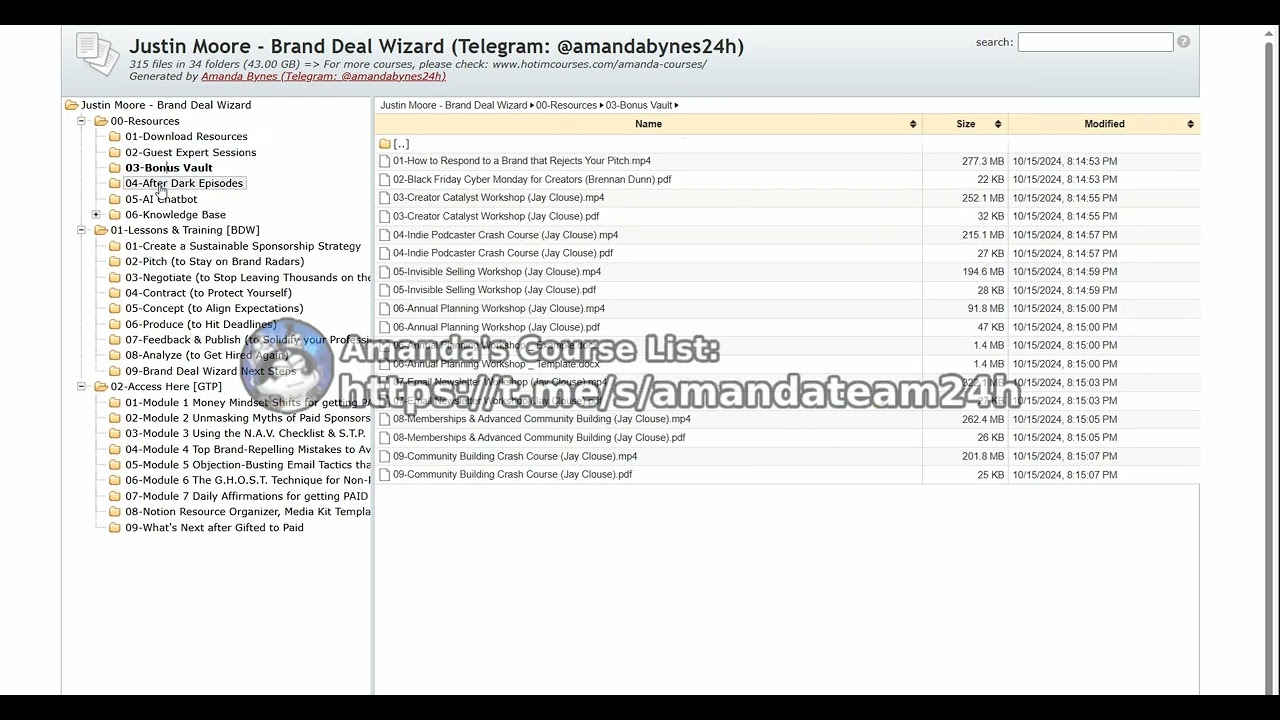 [Course24h.com] Justin Moore &ndash; Brand Deal Wizard
