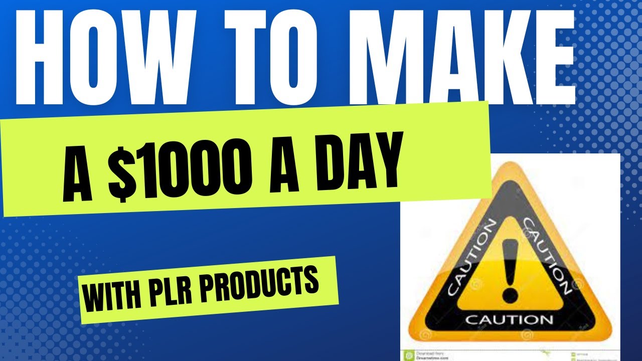 How to make Money with PLR Products and ebooks 2023