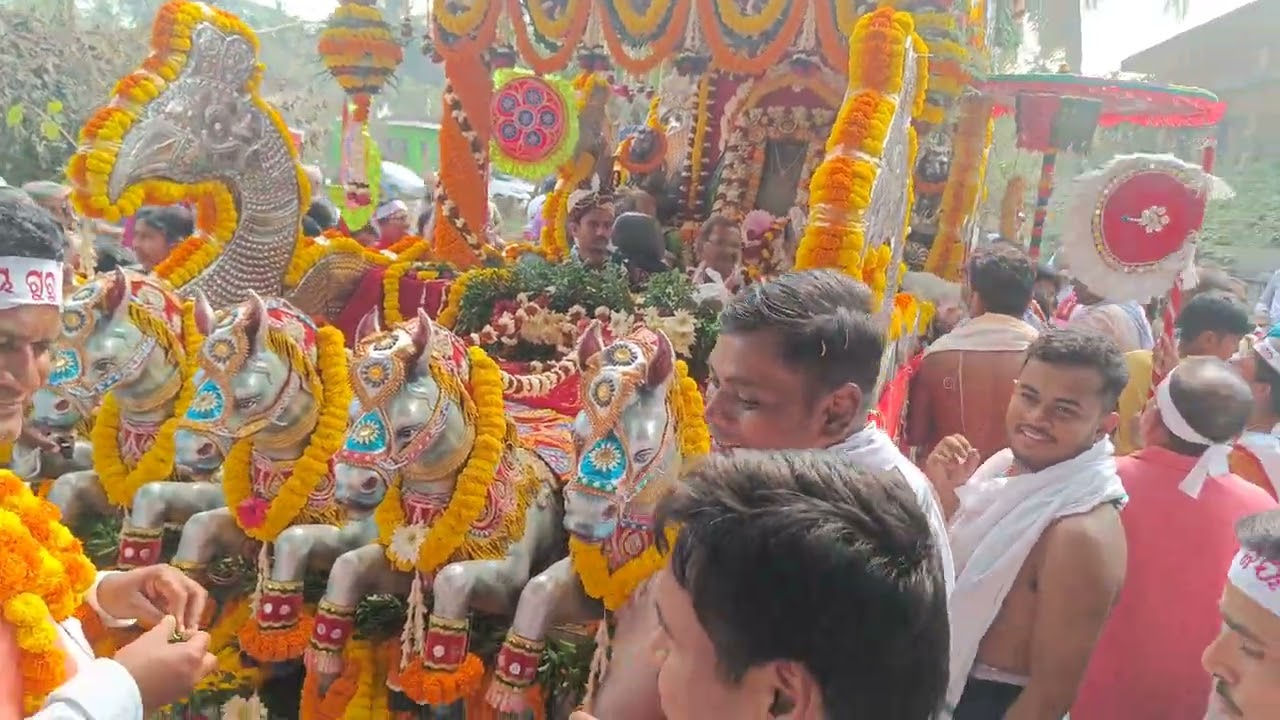 Jayaguru. Thakur Maharajanka Goshajatra to Sammilani field 