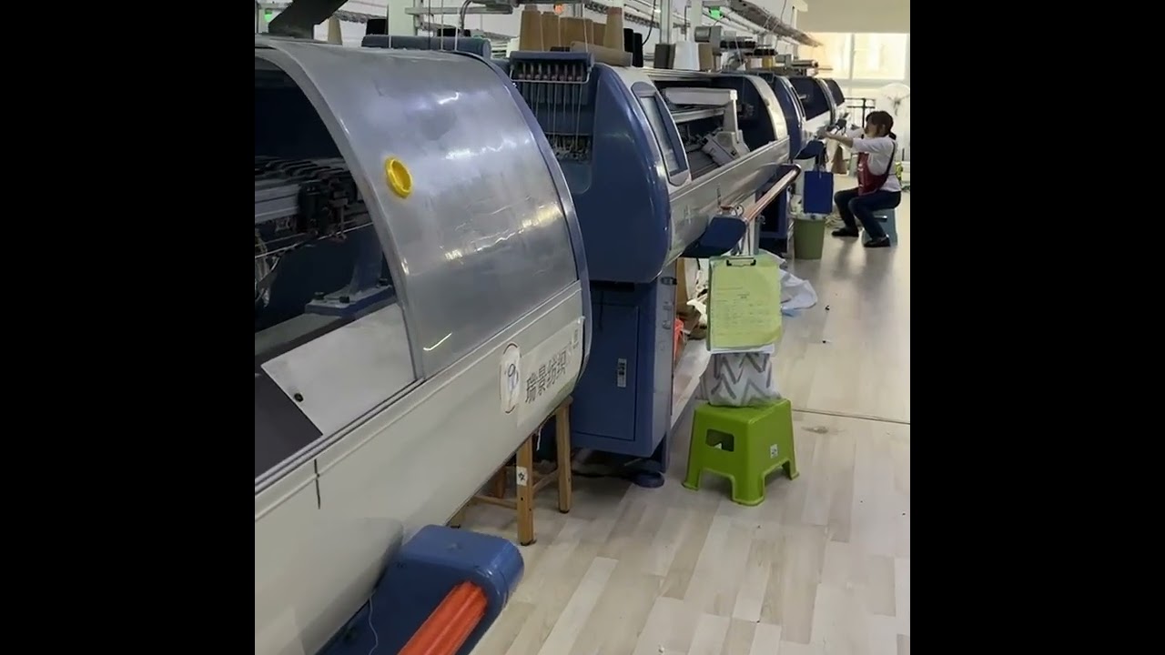 Knitted blanket production process