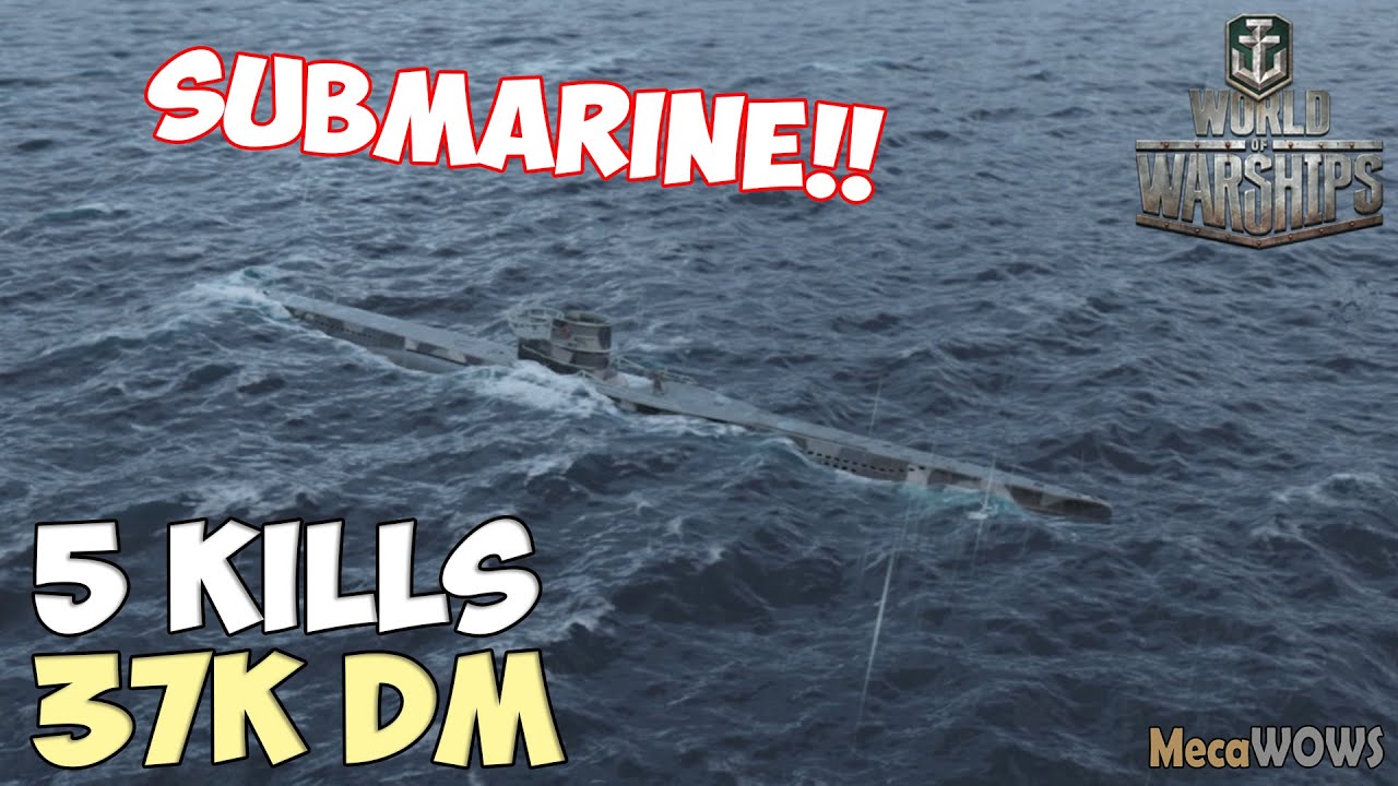 World of WarShips | U-69 | 5 KILLS | 379K Damage - Submarine Replay Gameplay 4K 60 fps