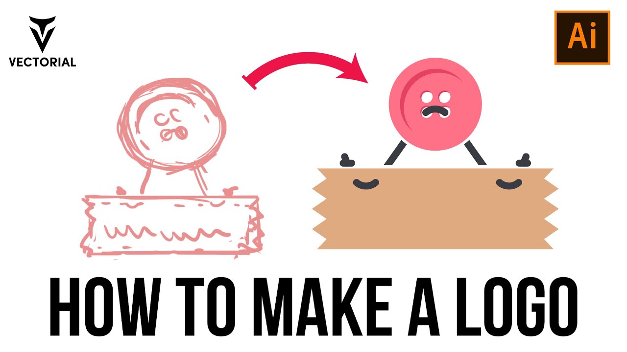 How to make a Button Logo in Adobe Illustrator 2020