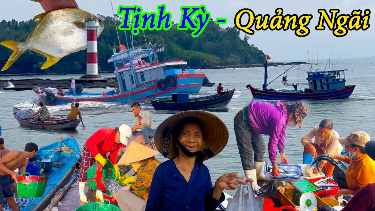 Làng Biển Dưới Cánh Chân NGƯỜI KHỔNG LỒ║Chợ Cổ TỊNH KỲ QUẢNG NGÃI Thân Thương Ấm Lòng.