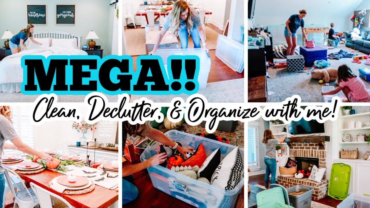 2020 MEGA CLEAN, DECLUTTER, & ORGANIZE WITH ME! | EXTREME CLEANING MOTIVATION | Amy Darley