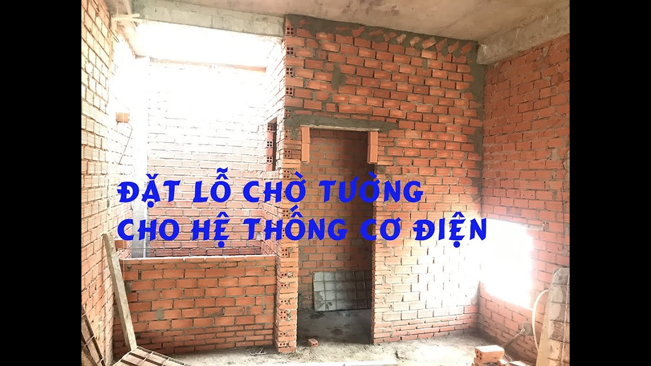 MEP-Triển khai bản vẽ lỗ chờ tường cho hệ thống Cơ điện