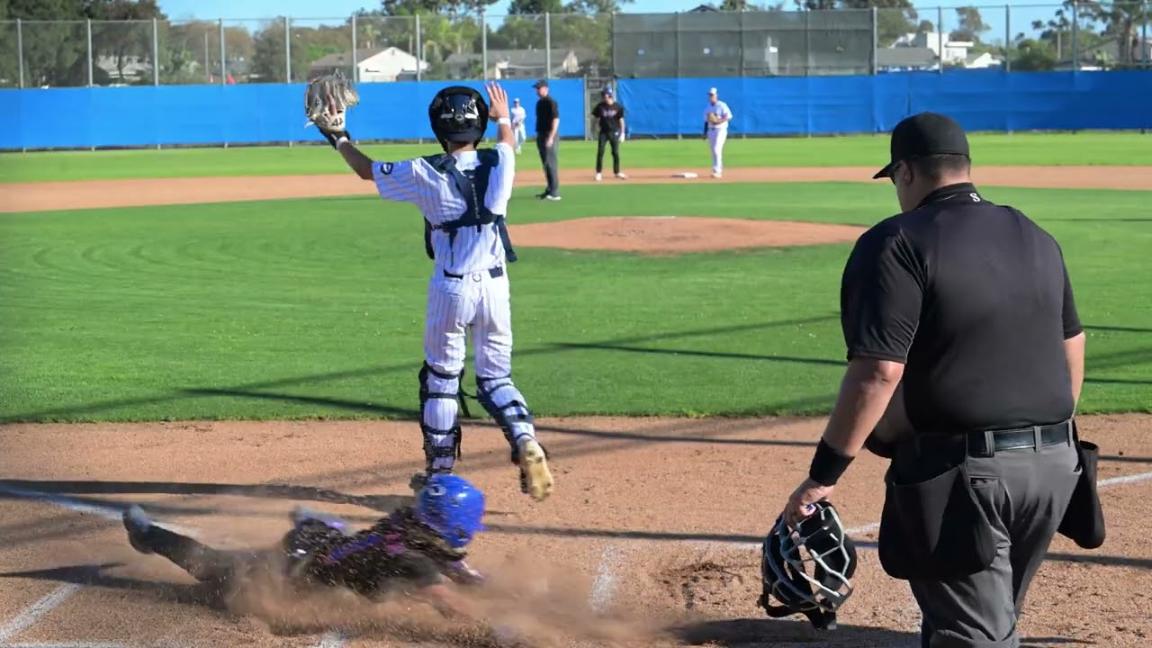 San Dieguito Academy vs Clairemont High Pitcher Batter