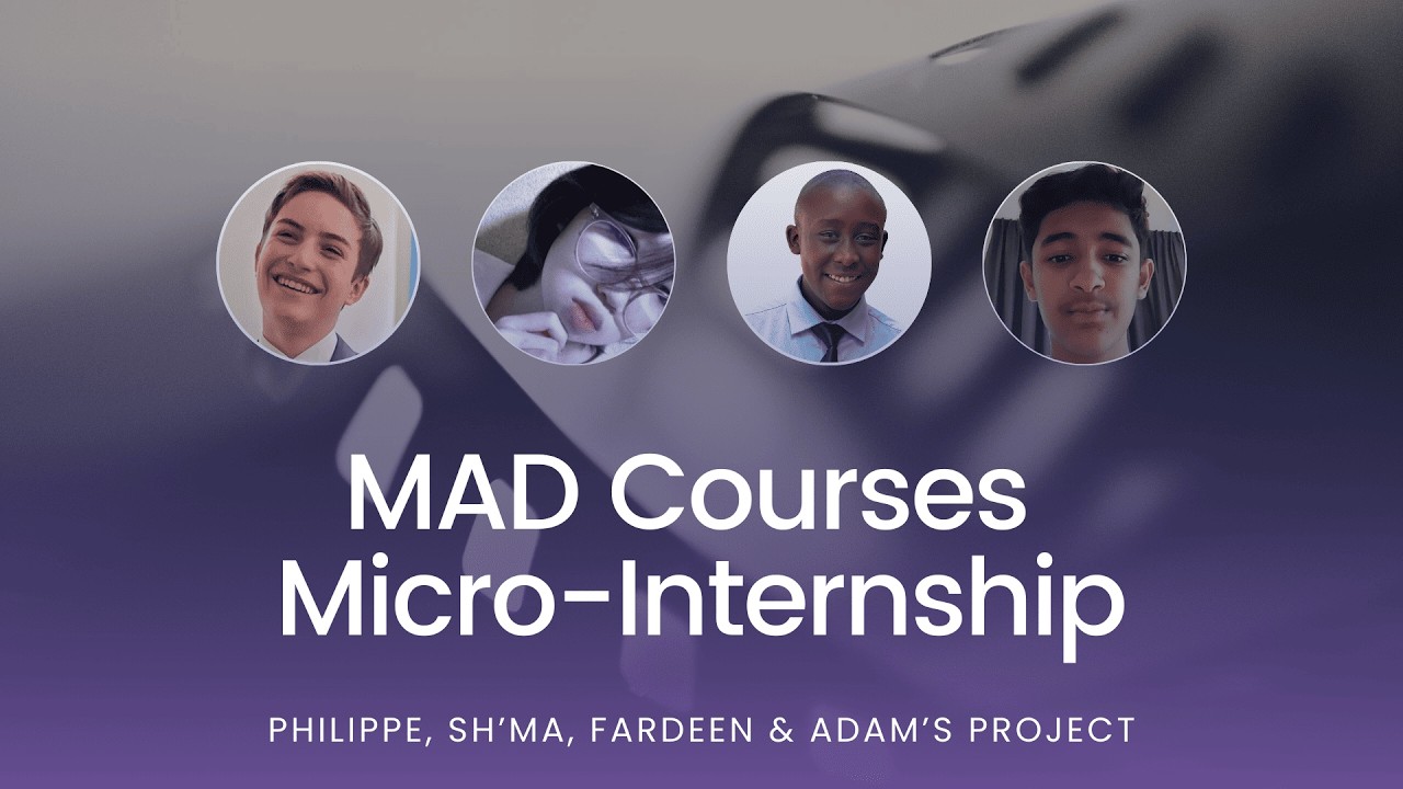 Philippe, Fardeen, Sh’ma & Adam’s Project: MAD Courses Internship
