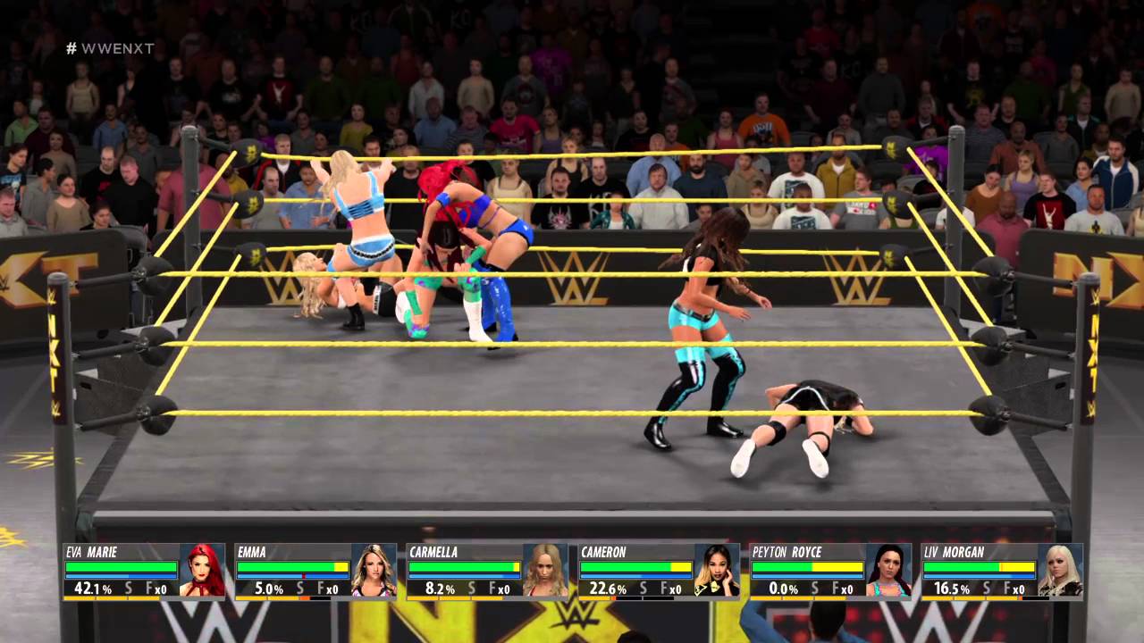 WWE 2K16 NXT 6  Divas  Battle royal