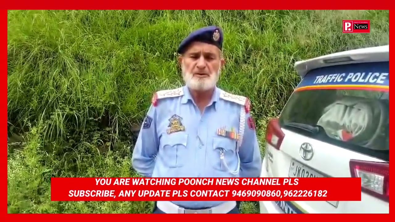 DTI Ahmed Din Takes Traffic Awareness Campaign to Poonch School, Urges Students to Follow Rules