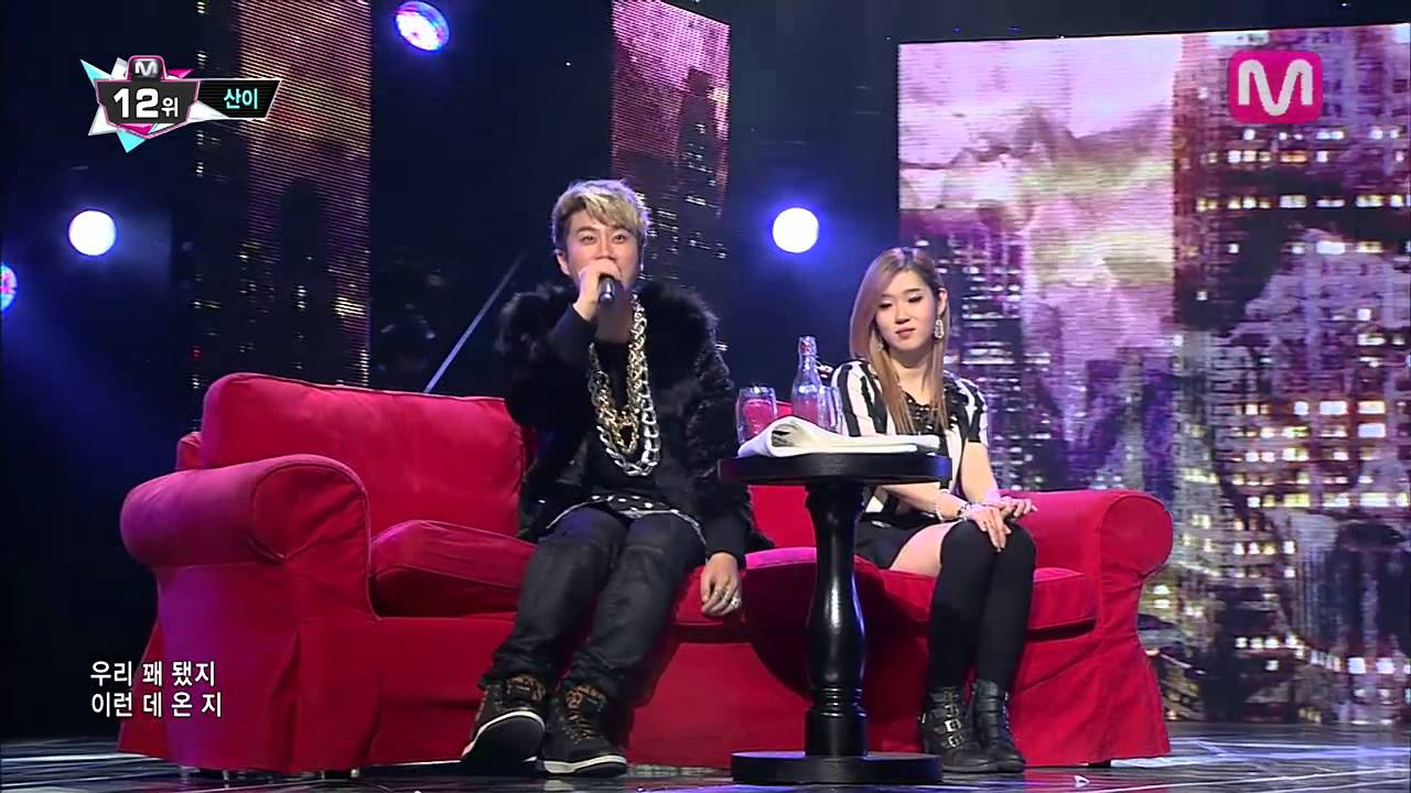 산이_이별식탁 feat. 산체스 of 팬텀 (Break up dinner by San E feat. Sanchez of Phantom@Mcountdown 2013.12.12)