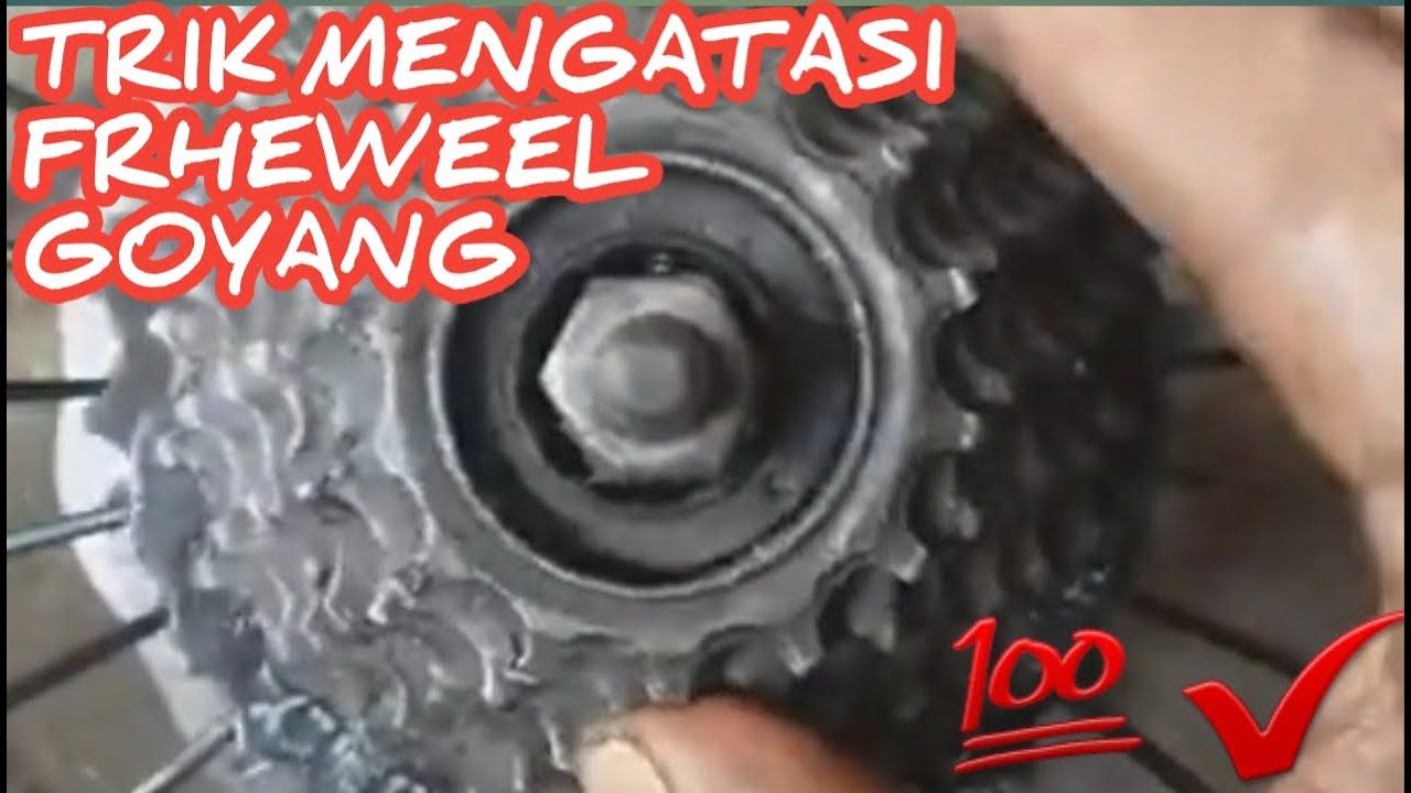 Cara mudah memperbaiki frewel sepeda.goyang/ oblak-#-