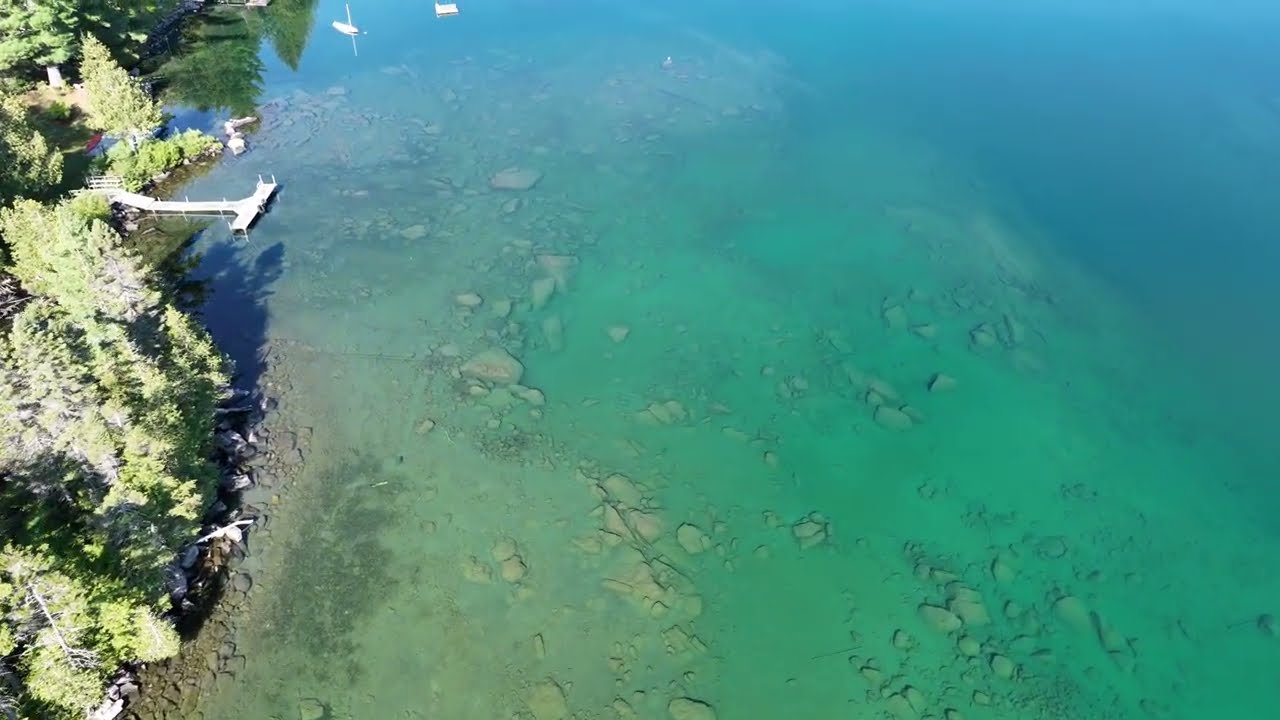 Crystal clear water Maine