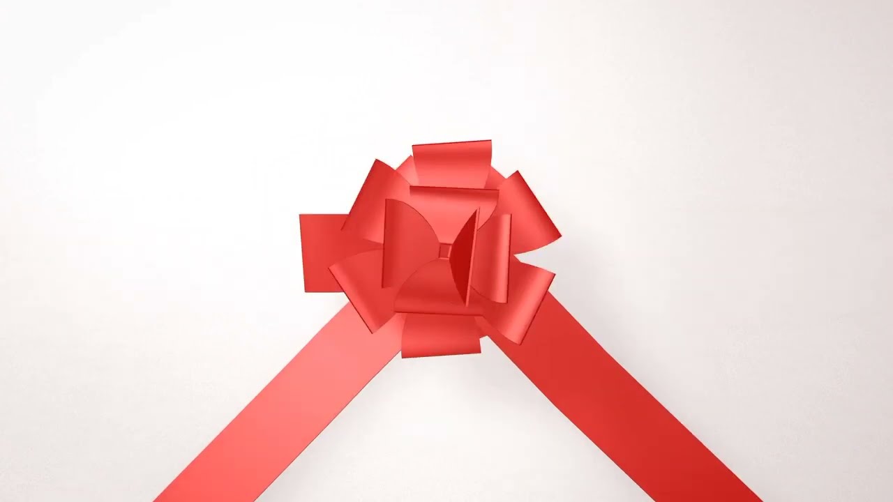 Gift Bows green screen effect video