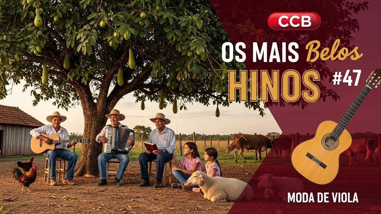 Os Hinos CCB Mais Encantadores | Moda de Viola e Louvor Para Sua Alma