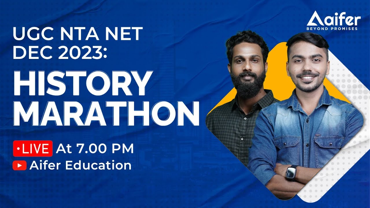 History Marathon | UGC NTA NET Free Classes | Aifer Education