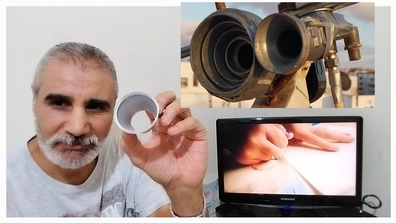 طريقة صنع(فيدهرن) للاقمار البعيدة وتعديل لاقط w5من مدار النايل #موسيقى 