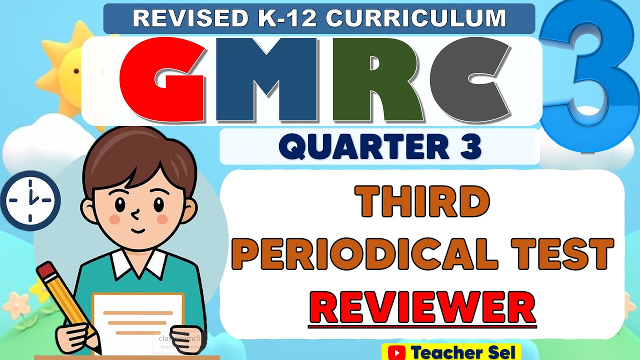 Grade 3 GMRC 3 Third Periodical Test Reviewer (Quarter 3) Revised K-12 #reviewer #Grade3