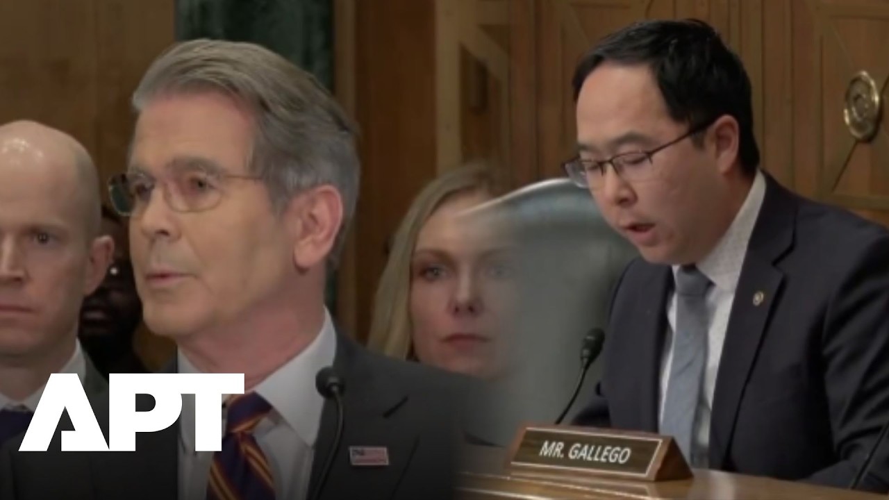 WATCH: Treasury Secretary Faces Scrutiny Over Russia and Trump Family Crypto | APT