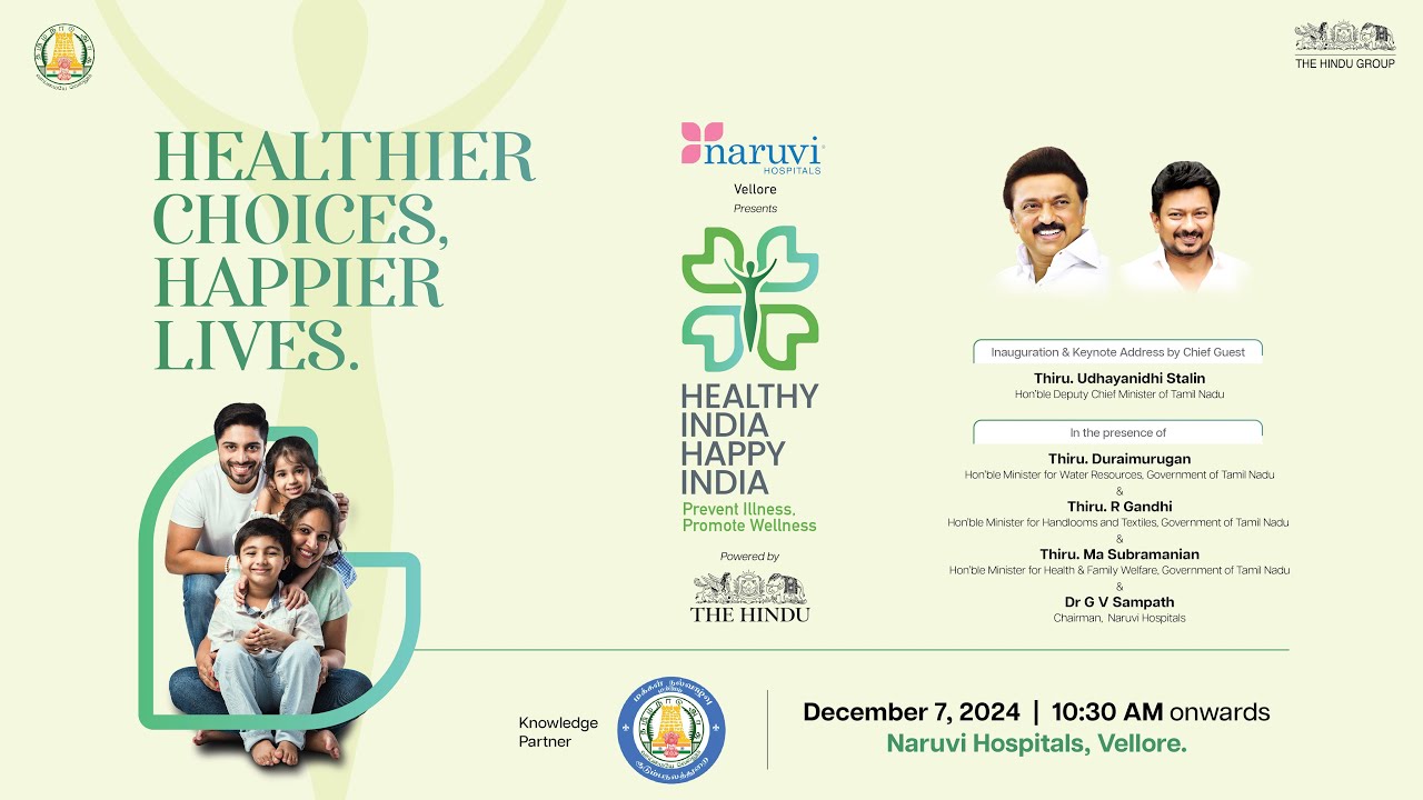 The Hindu & Naruvi Hospital Presents – Healthy India Happy India 2024 - Inauguration