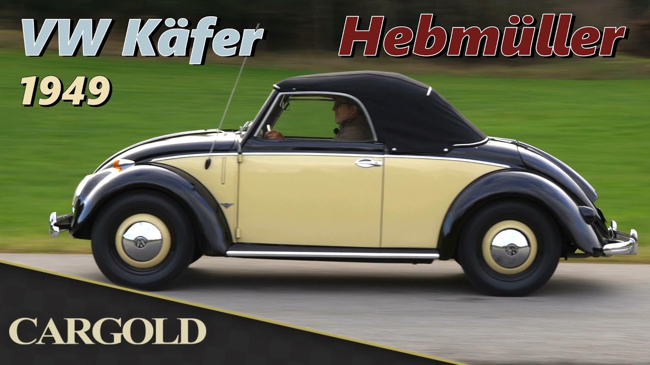 VW Käfer Hebmüller Cabriolet, 1949, der heilige Gral - Mit Pappdeckelbrief und kompletter Historie