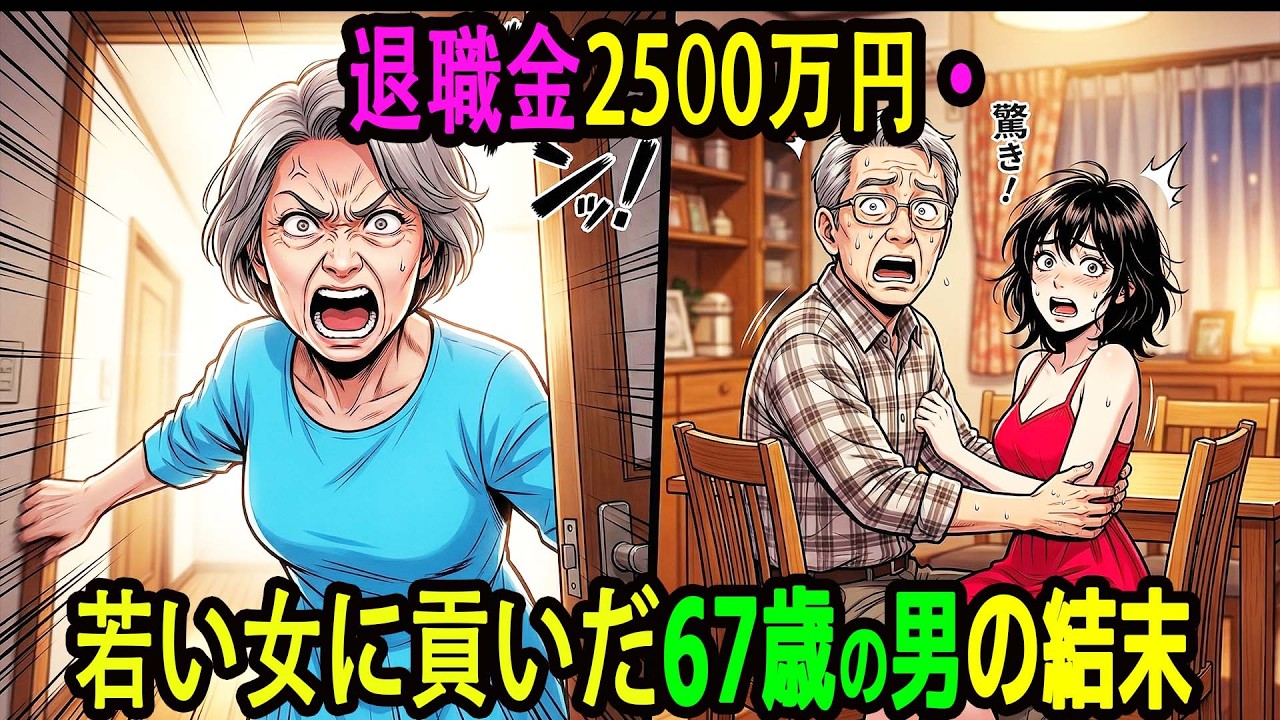 【漫画】退職金2500万円、40年の妻…すべてを捨てた67歳の男の結末 ｜年金