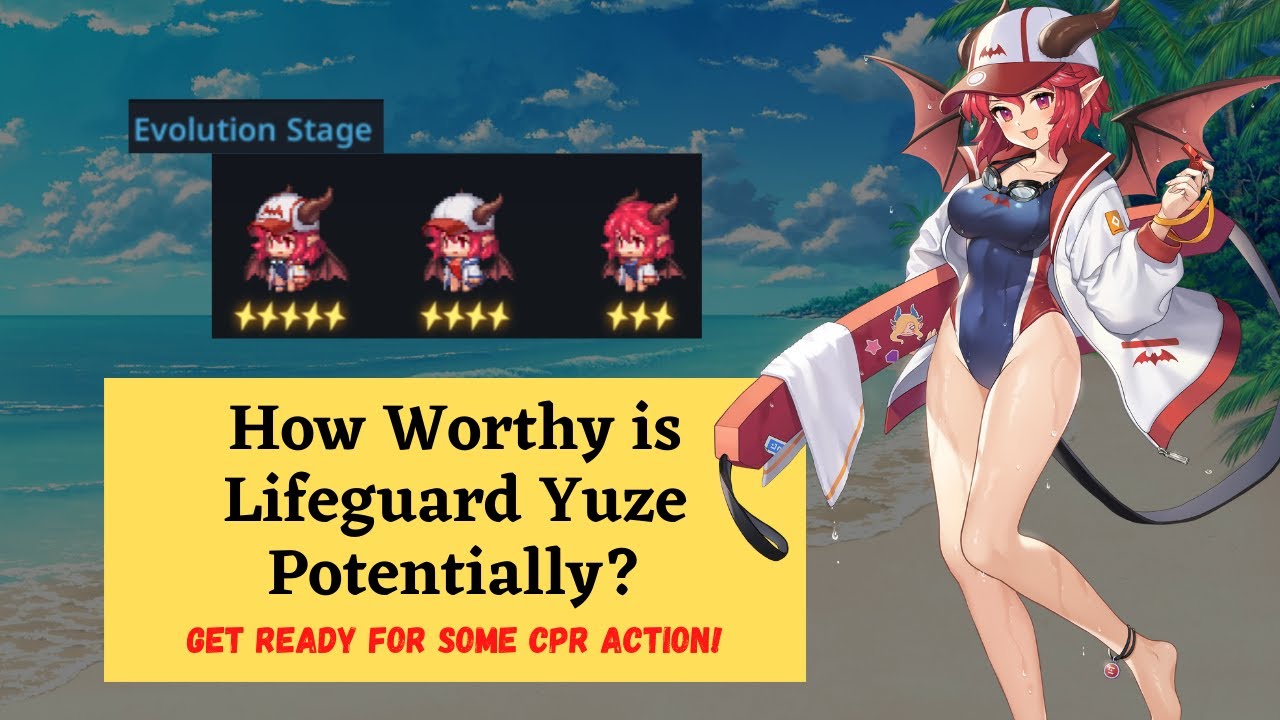 Guardian Tales | How Worthy is Lifeguard Yuze Potentially?? | Are you ready for some CPR action?