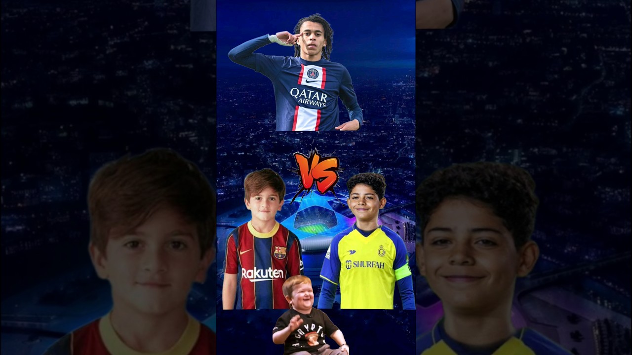 Ronaldo Jr vs Thiago Messi vs Ethan Mbapp&eacute; | GOATS of the future 🤯🐐