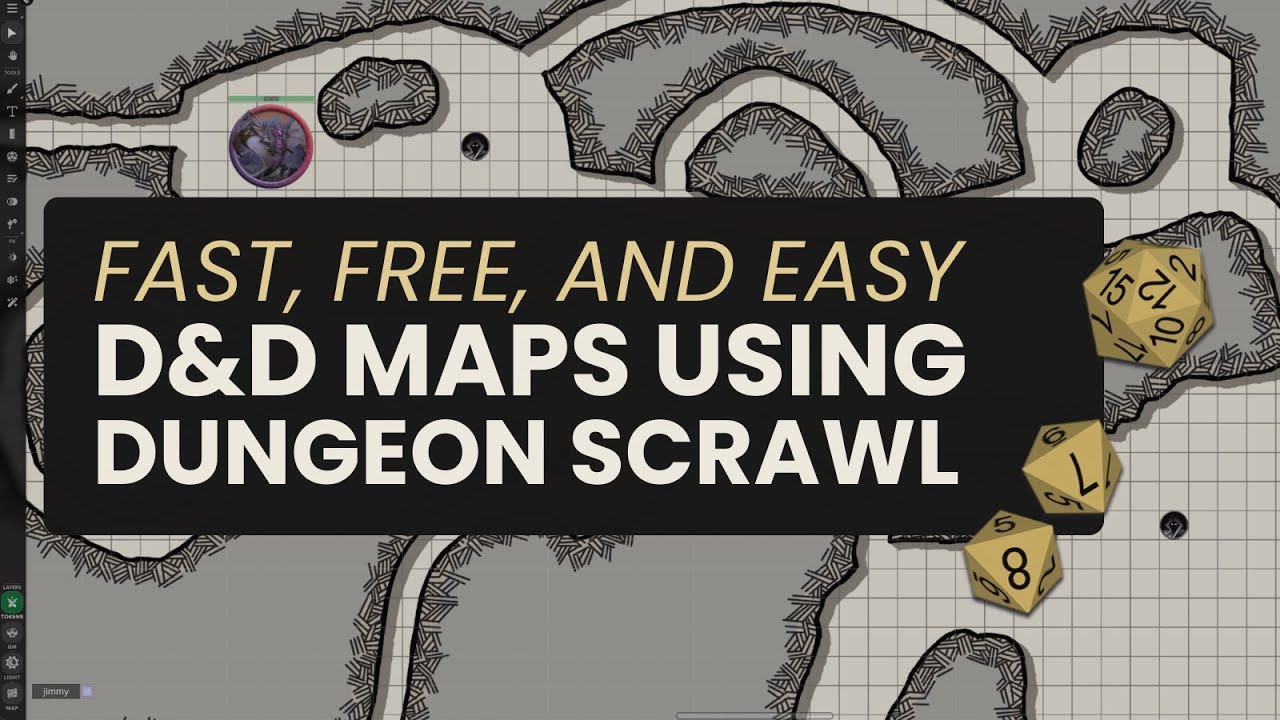 Быстрые, бесплатные и простые карты D&D с использованием Dungeon Scrawl