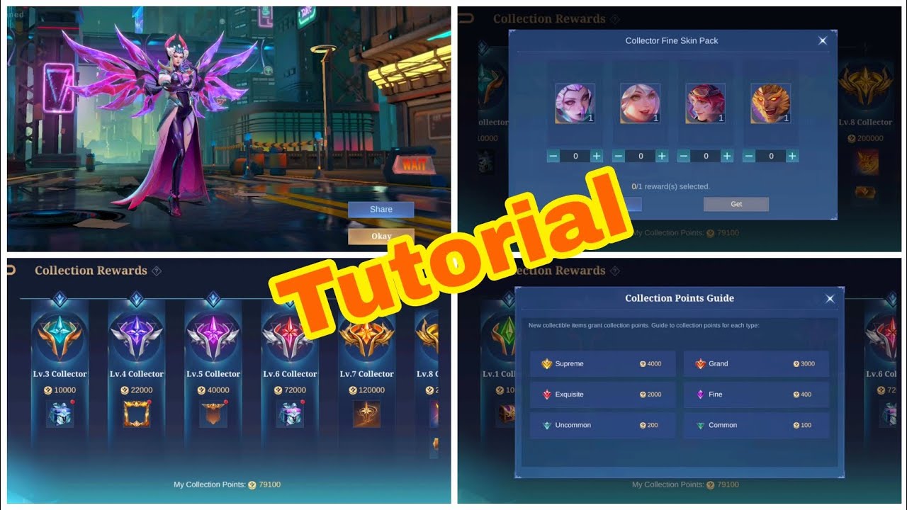 Tutorial For How To Claim All Rewards From New Collection System  Event In Original Server- MLBB