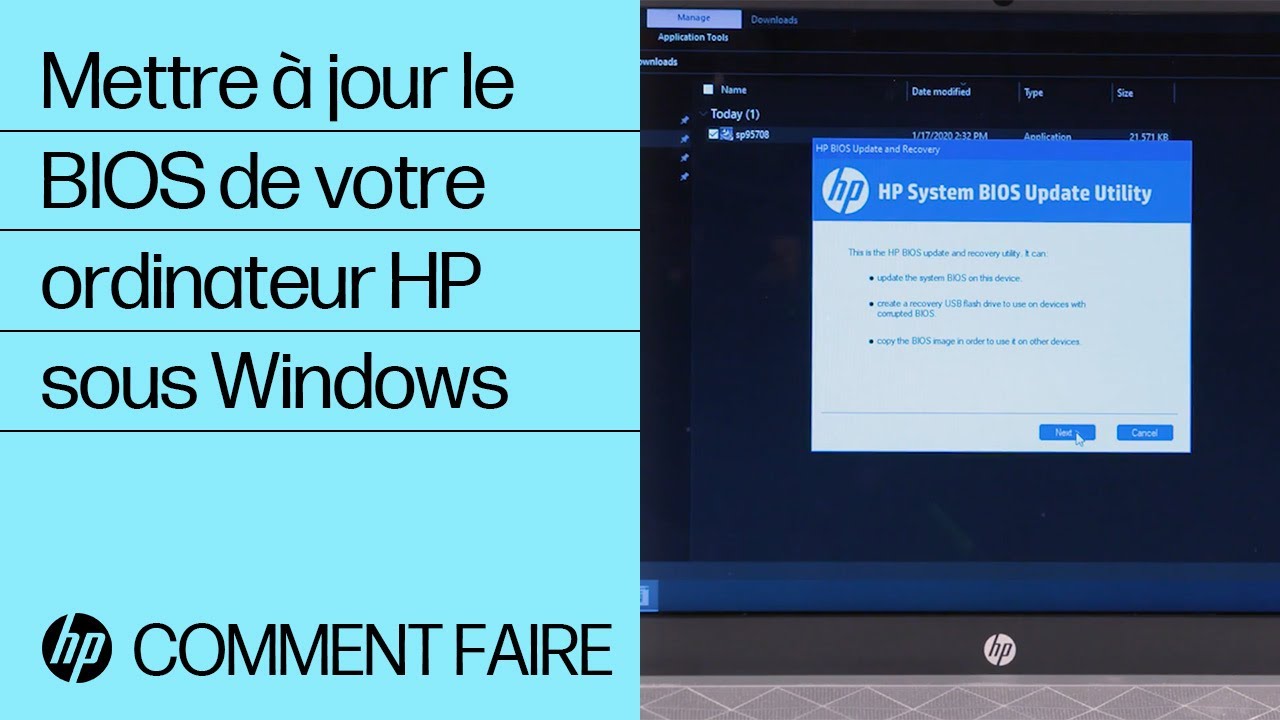 Mettre à jour le BIOS de votre ordinateur HP sous Windows | Ordinateurs HP | HP Support