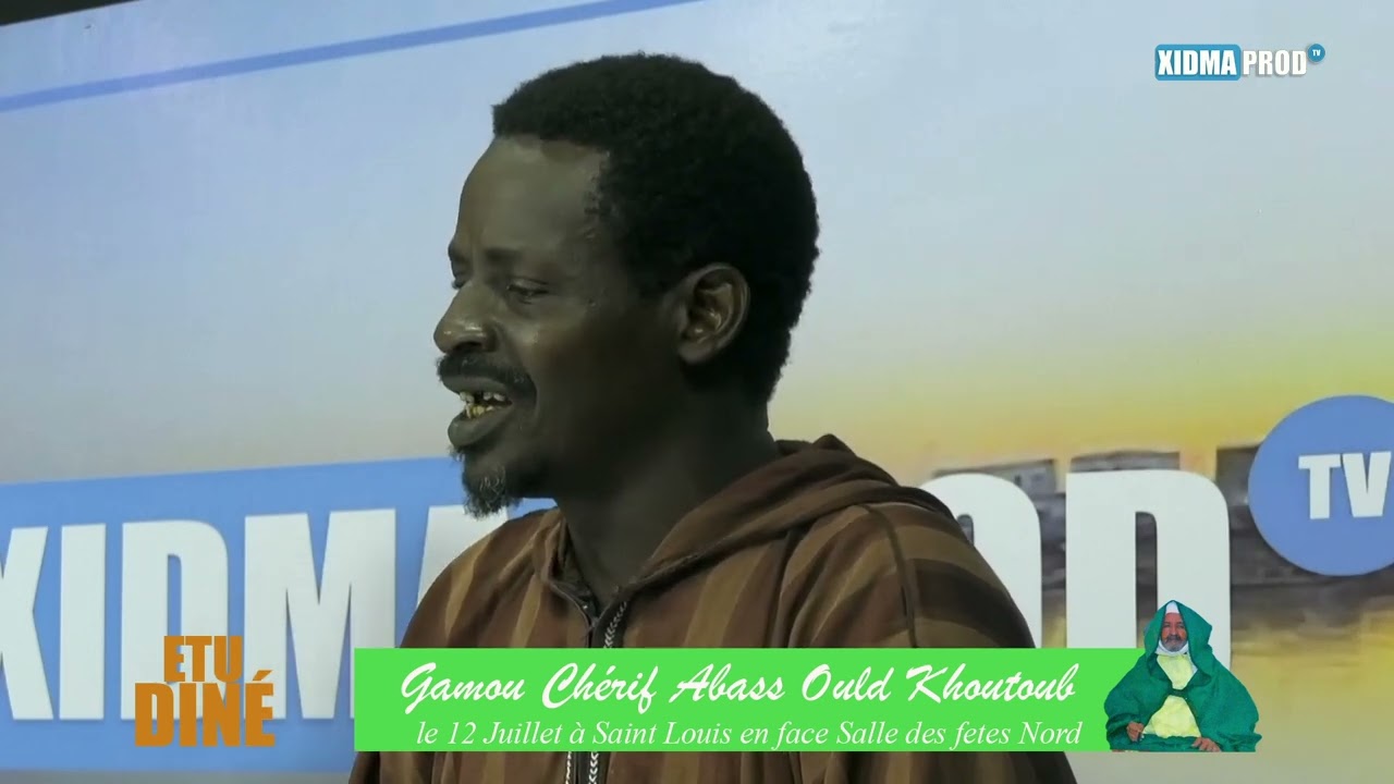 etu dine avec Cheikh Pape sow Gamou Chérif Abass Ould khoutoub le 12 juillet