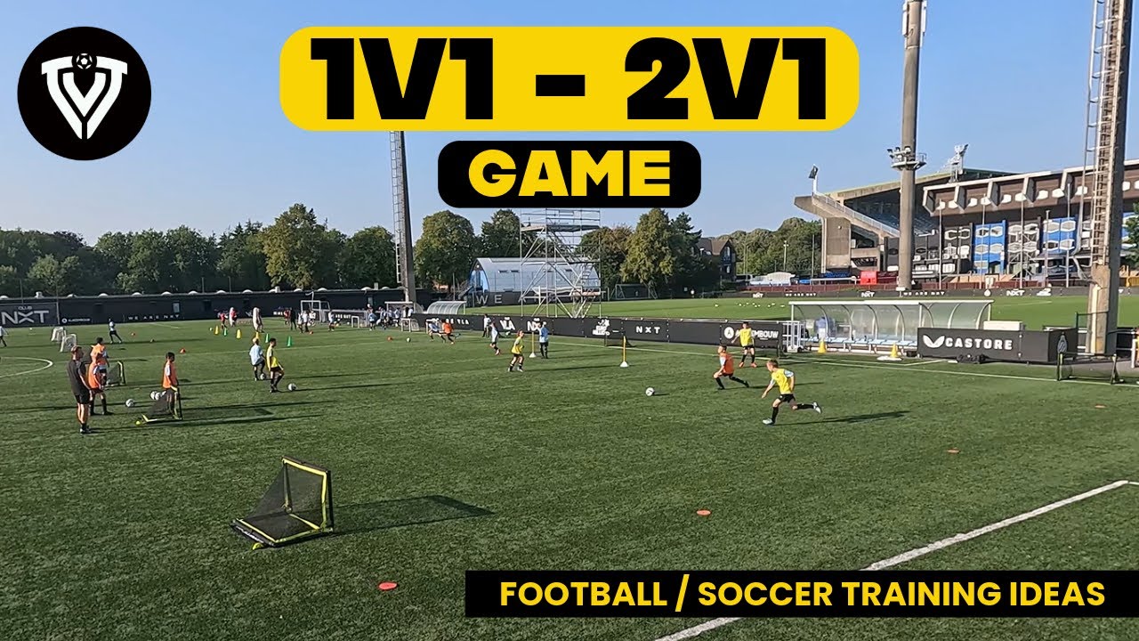 Passing & 1v1 Drill &ndash; Improve Technique and Decision-Making in Football Training